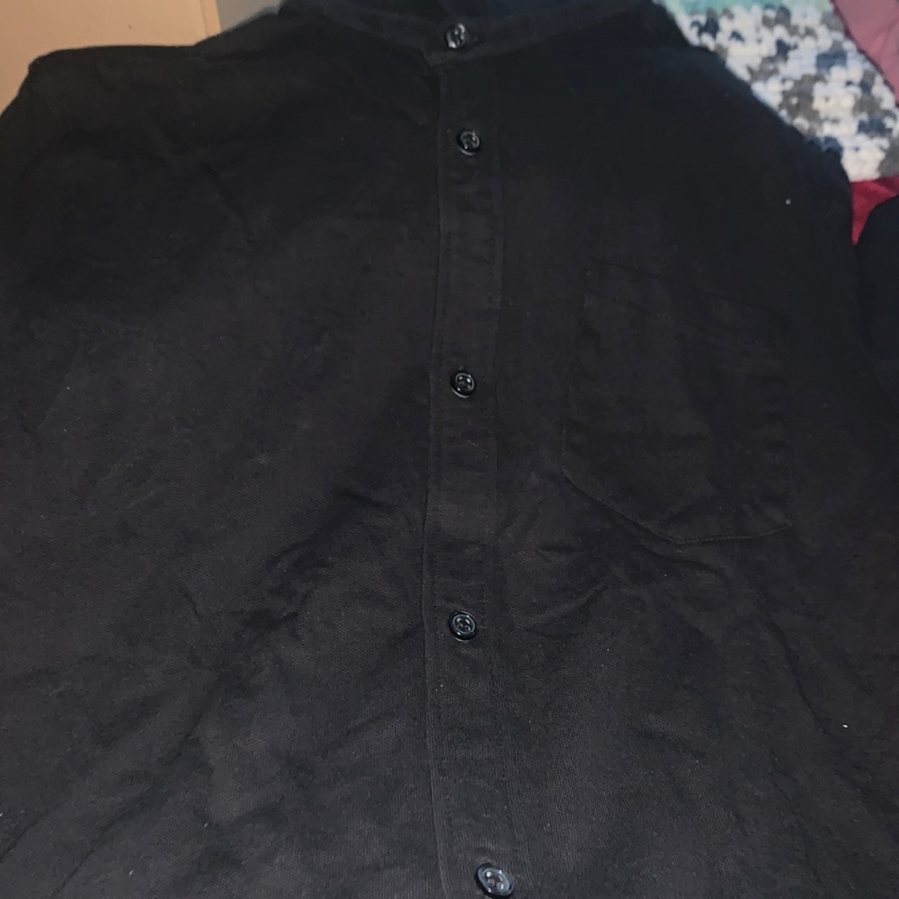 Polo Size Medium black button down shirt - Picture 2 of 2
